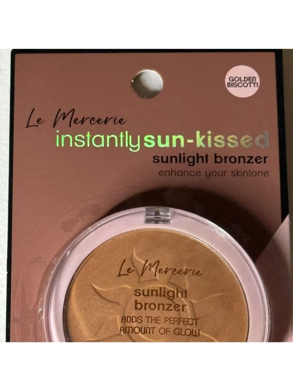 Le Mercerie Golden Biscotti Bronzer Sunlight Glow New